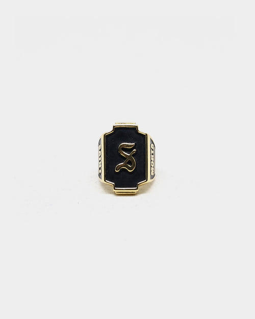 Saint Morta Illuminorta Ring Gold/Black