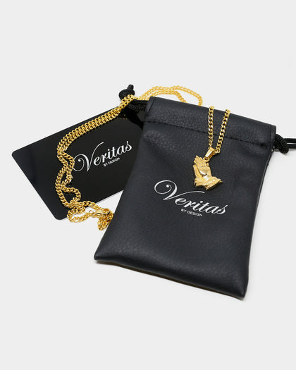 VERITAS PRAYER PENDANT Gold