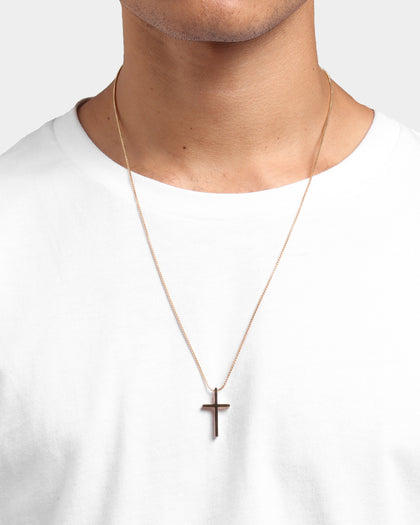 VERITAS VERITAS CROSS PENDANT Gold