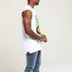 Goat Crew Baked Bean Muscle Tee White