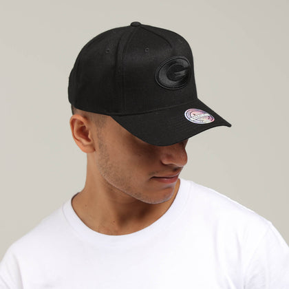 Mitchell & Ness Green Bay Packers BOB Logo 110 Snapback Black/Black