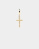 Saint Morta Cross Earring Iced Gold