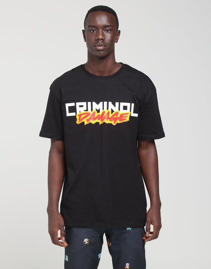 Criminal Damage X Pokémon Charizard Tee Black