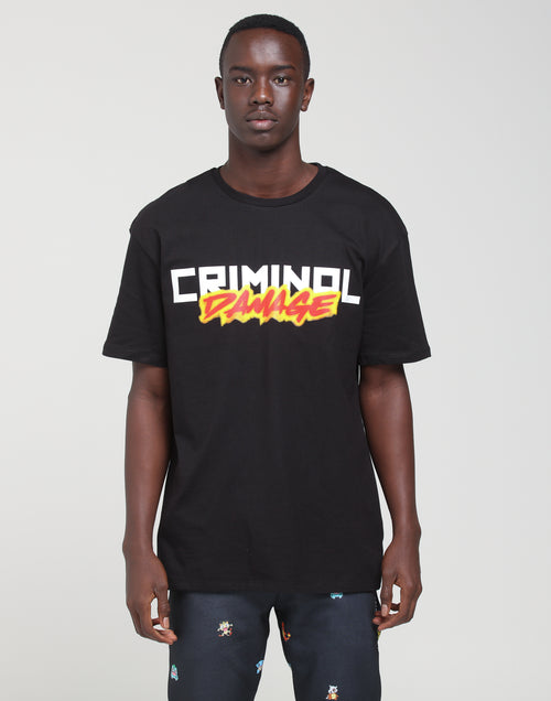 Criminal Damage X Pokémon Charizard Tee Black