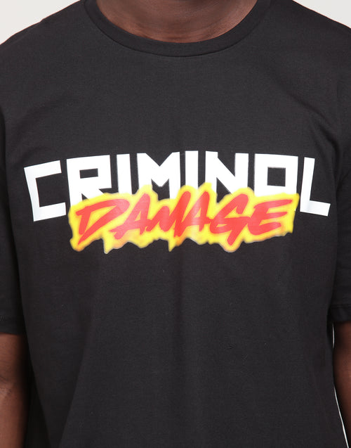 Criminal Damage X Pokémon Charizard Tee Black