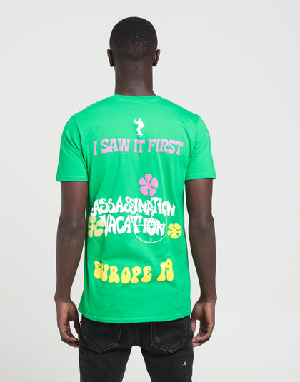 Drake Scorpion Merch GoldMember Tee Green