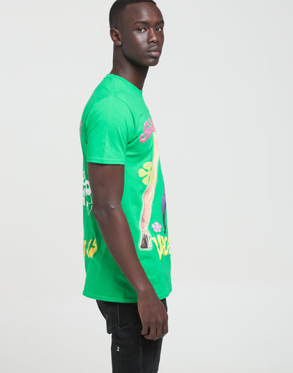 Drake Scorpion Merch GoldMember Tee Green