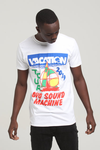 Drake Scorpion Merch Vacation Tee White