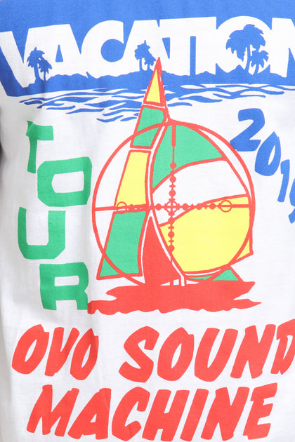 Drake Scorpion Merch Vacation Tee White