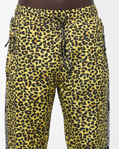 Crooks & Castles Slant Core Windbreaker Pant Leopard