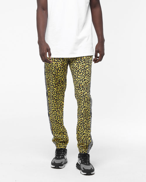 Crooks & Castles Slant Core Windbreaker Pant Leopard