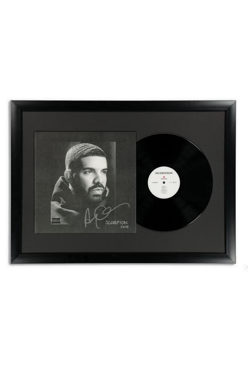 Music Merch Drake Scorpion LP Framed Vinyl Black