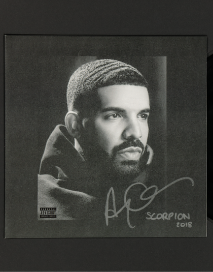 Music Merch Drake Scorpion LP Framed Vinyl Black
