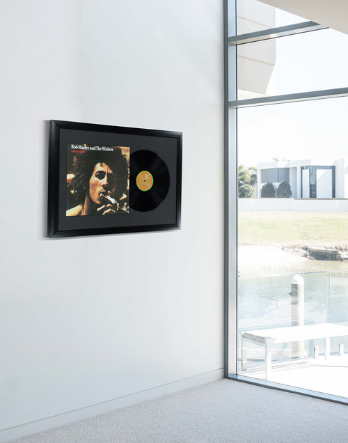 Music Merch Bob Marley Catch A Fire Framed Vinyl