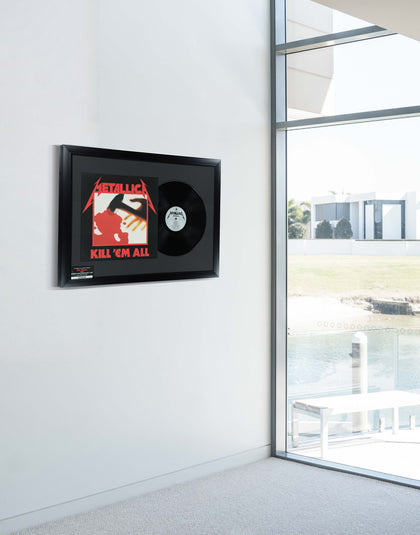 Music Merch Metallica Kill Em All Framed Vinyl