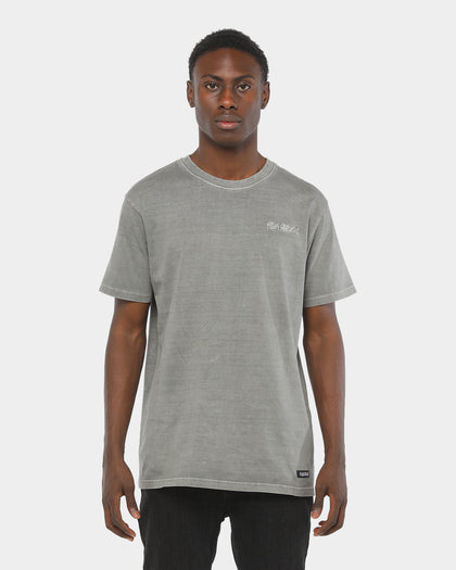 Rats Get Fat Script Vintage Tee Vintage Grey