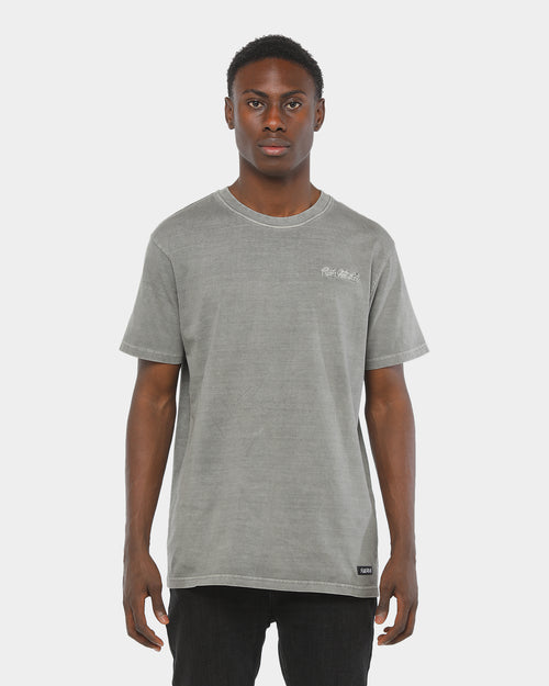 Rats Get Fat Script Vintage Tee Vintage Grey