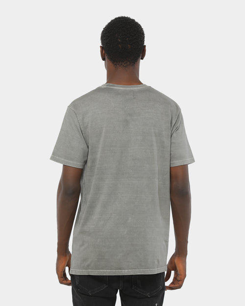 Rats Get Fat Script Vintage Tee Vintage Grey