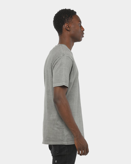 Rats Get Fat Script Vintage Tee Vintage Grey