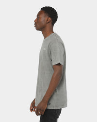 Rats Get Fat Script Vintage Tee Vintage Grey