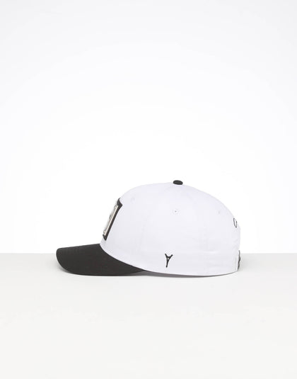CARRÉ STAPLE METAL GRAND SNAPBACK WHITE/BLACK