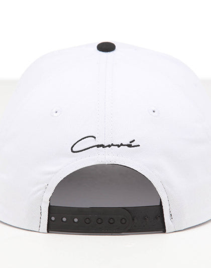 CARRÉ STAPLE METAL GRAND SNAPBACK WHITE/BLACK