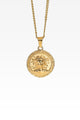 Midnight City Medusa Pendant & Chain Gold