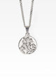 Midnight City St George Pendant & Chain Silver