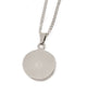 Midnight City St George Pendant & Chain Silver