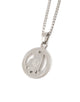 Midnight City St Christopher Pendant & Chain Silver