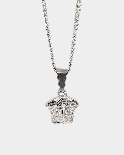 Midnight City Mini Medusa & Chain Silver