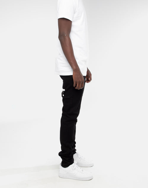 RIPPED ROCCO JEAN - 1 PLUS BLACK