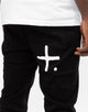 RIPPED ROCCO JEAN - 1 PLUS BLACK