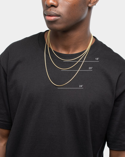 House Of Auric 2.5mm 24" Franco Chain 10K Gold