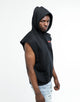 Eminem Sleeveless Photo Hoodie Black