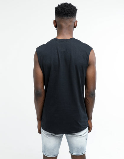 Eminem Photo Muscle Tee Black