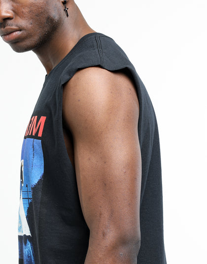 Eminem Photo Muscle Tee Black