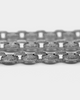 Saint Morta Guantlet Chain 18" Iced White Gold