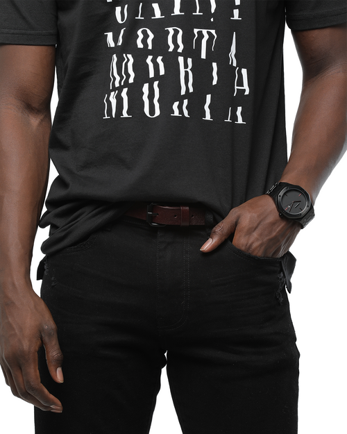 Saint Morta Skinny Belt Brown