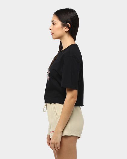 Status Society Rival Crop Tee Black
