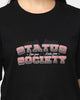 Status Society Rival Crop Tee Black