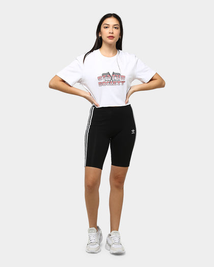 Status Society Women's Rival Crop T-Shirt White
