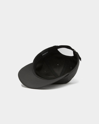 Crooks & Castles Men's Bold Nylon Ripstop Cap Black