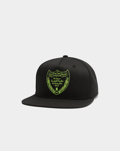 Crooks & Castles Dom C Cotton Twill Snapback Cap Black