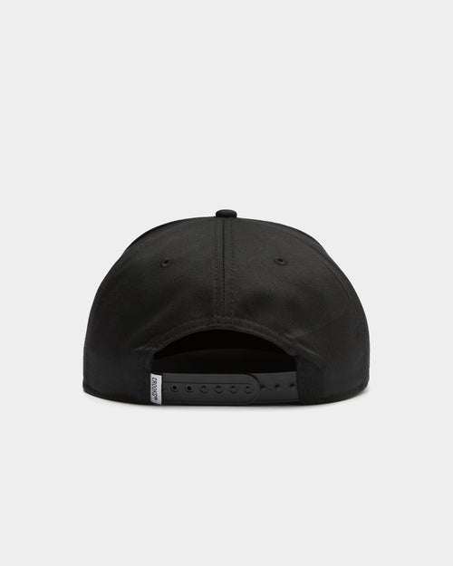 Crooks & Castles Dom C Cotton Twill Snapback Cap Black