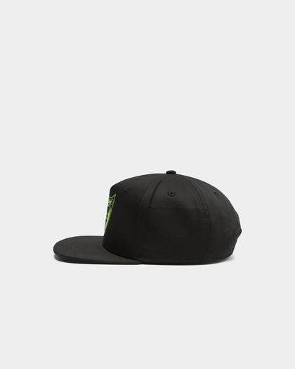 Crooks & Castles Dom C Cotton Twill Snapback Cap Black