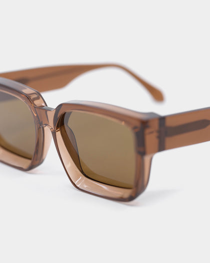 Saint Morta Unisex Las Ratas Sunglasses Brown Smoke