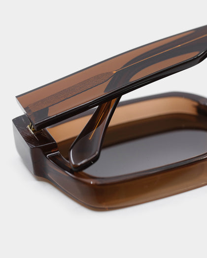 Saint Morta Unisex Las Ratas Sunglasses Brown Smoke