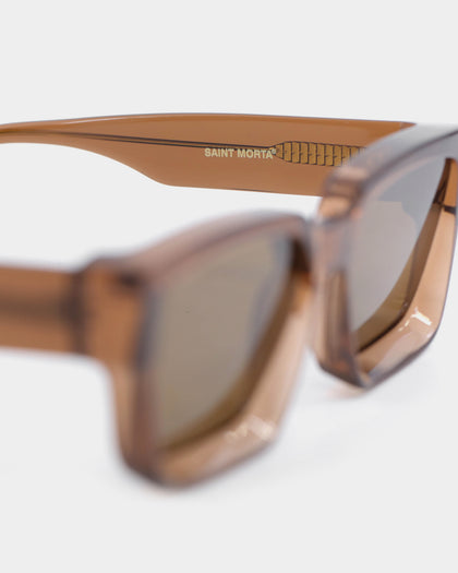 Saint Morta Unisex Las Ratas Sunglasses Brown Smoke