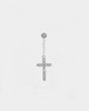 Saint Morta Men's Preacher Earring Iced White Gold